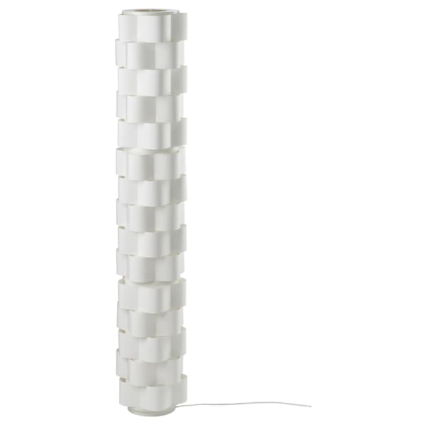 IKEA LÅGTRYCK floor lamp with LED bulb, white, 54 in, Ikea Ireland | 9306IPGFK