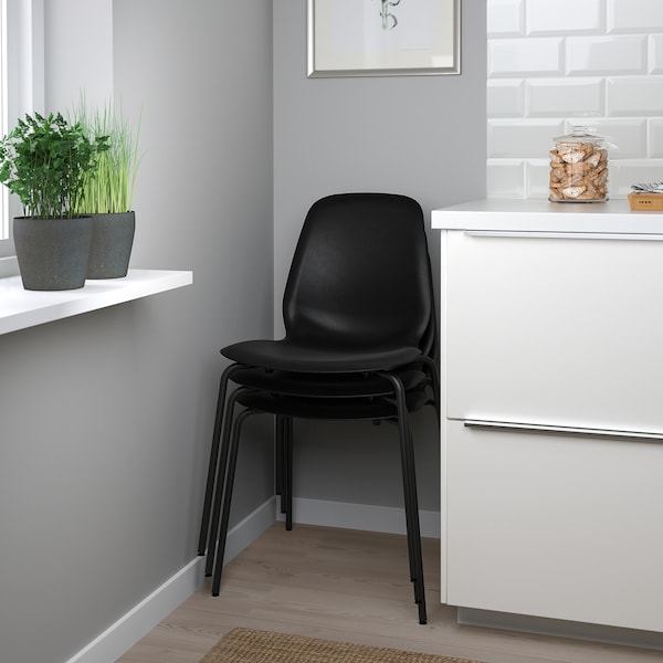 IKEA LIDÅS chair Black / Sefast Black, Ikea Ireland | 4012PHAGS