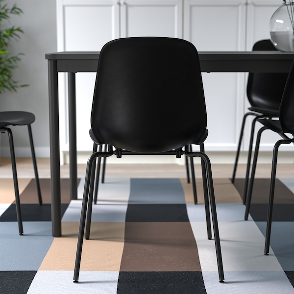 IKEA LIDÅS chair Black / Sefast Black, Ikea Ireland | 4012PHAGS