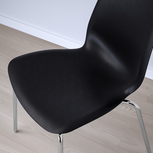 IKEA LIDÅS chair Black / Sefast Chrome Plated, Ikea Ireland | 2785LXJNV