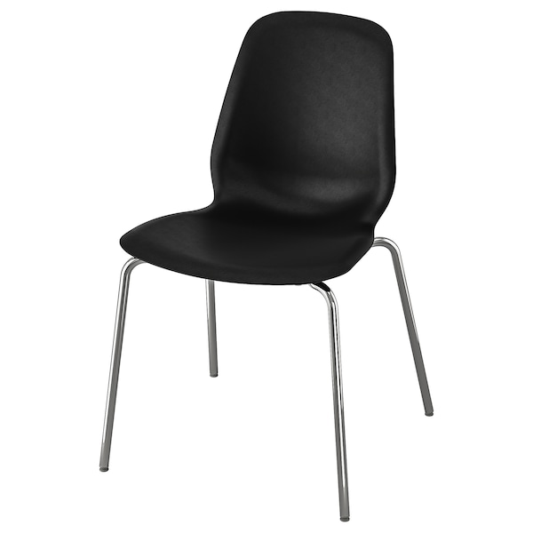 IKEA LIDÅS chair Black / Sefast Chrome Plated, Ikea Ireland | 2785LXJNV