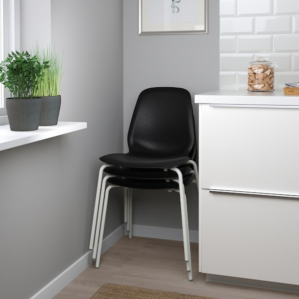 IKEA LIDÅS chair Black / Sefast White, Ikea Ireland | 5376EFKTU