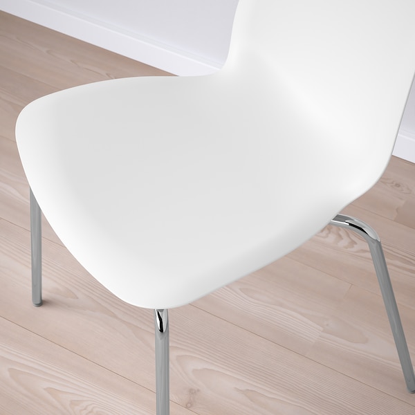 IKEA LIDÅS chair White / Sefast Chrome Plated, Ikea Ireland | 3948KWQOG