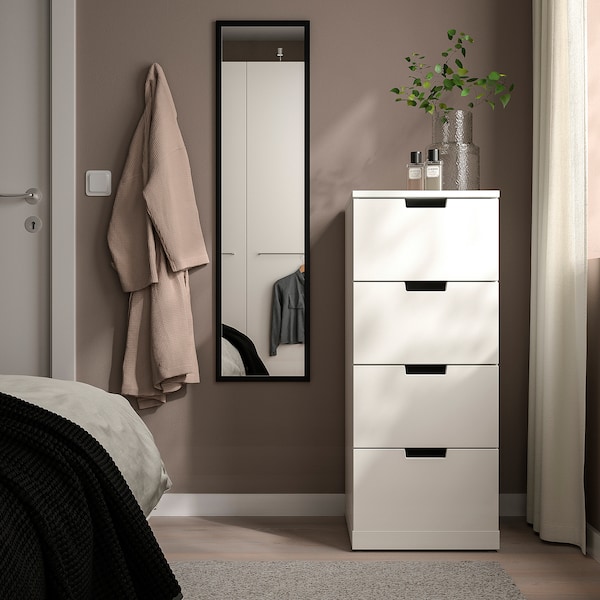 IKEA LILJETRÄD mirror, black, 11 3/4x45 1/4 in, Ikea Ireland | 6958ONDFH