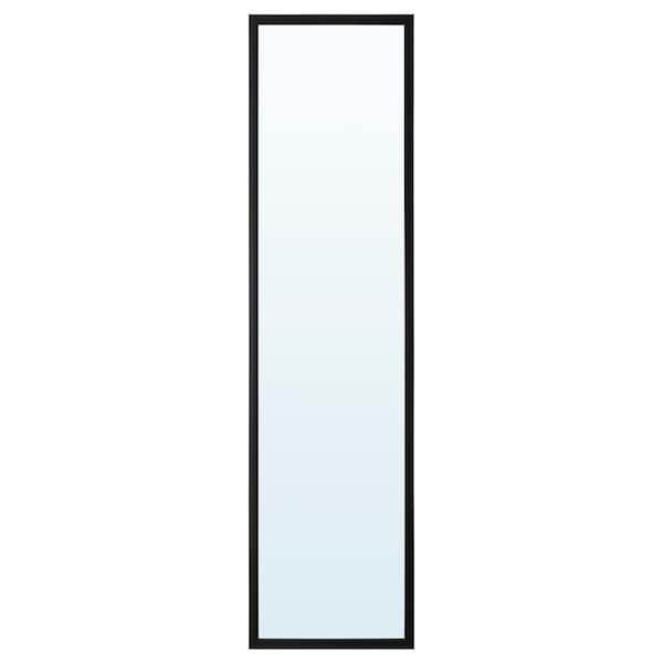 IKEA LILJETRÄD mirror, black, 11 3/4x45 1/4 in, Ikea Ireland | 6958ONDFH