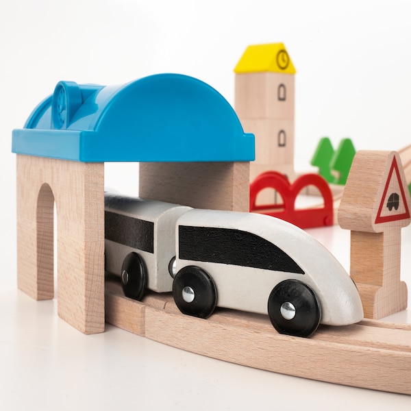 IKEA LILLABO 45-piece train set with track, Ikea Ireland | 5307OUBDQ
