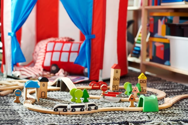IKEA LILLABO 45-piece train set with track, Ikea Ireland | 5307OUBDQ