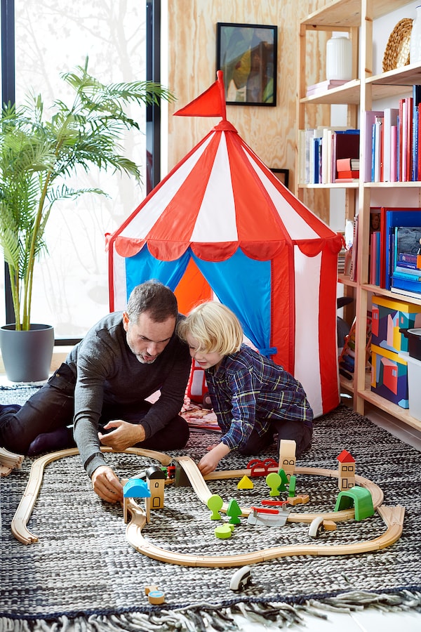 IKEA LILLABO 45-piece train set with track, Ikea Ireland | 5307OUBDQ