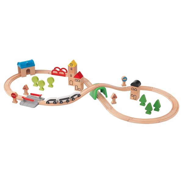 IKEA LILLABO 45-piece train set with track, Ikea Ireland | 5307OUBDQ