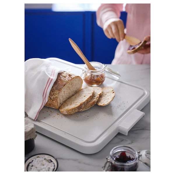 IKEA LILLHAVET cutting board, light gray, 19 ¼x13 ¾ in, Ikea Ireland | 4357BYQTJ