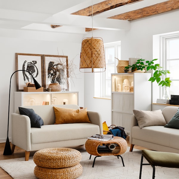 IKEA LINANÄS loveseat Vissle Beige, Ikea Ireland | 8174WRSCD