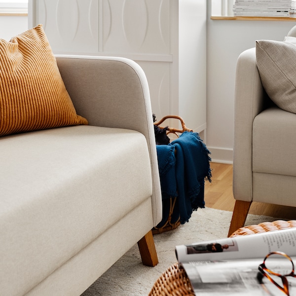 IKEA LINANÄS loveseat Vissle Beige, Ikea Ireland | 8174WRSCD