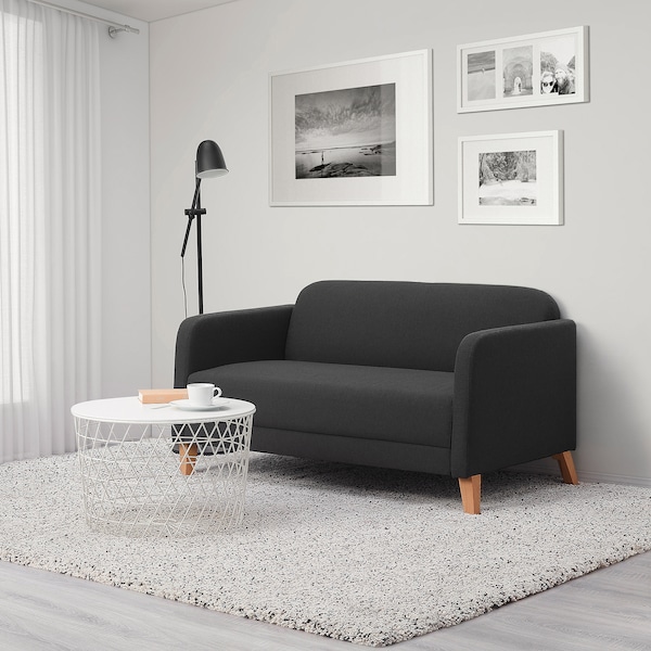IKEA LINANÄS loveseat Vissle Dark Gray, Ikea Ireland | 3518FNEUZ