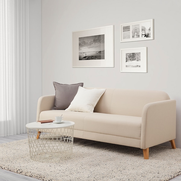 IKEA LINANÄS sofa Vissle Beige, Ikea Ireland | 2901BSVEN