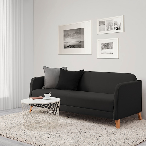 IKEA LINANÄS sofa Vissle Dark Gray, Ikea Ireland | 7953SMXDG