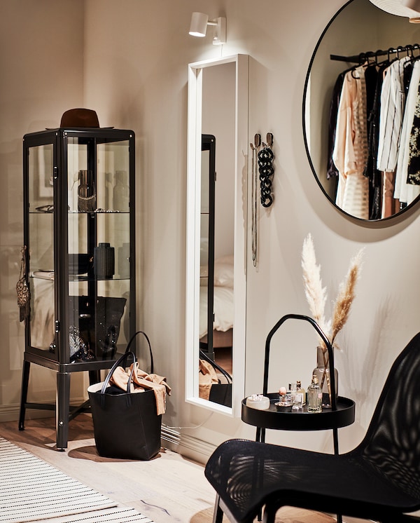 IKEA LINDBYN mirror, 31 1/2 in Black, Ikea Ireland | 9560ZWHXJ