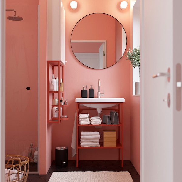 IKEA LINDBYN mirror, 31 1/2 in Black, Ikea Ireland | 9560ZWHXJ