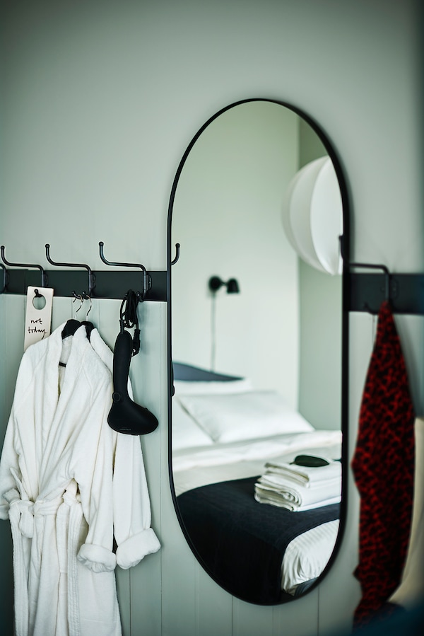 IKEA LINDBYN mirror, black, 23 5/8x47 1/4 in, Ikea Ireland | 8246ALQVC