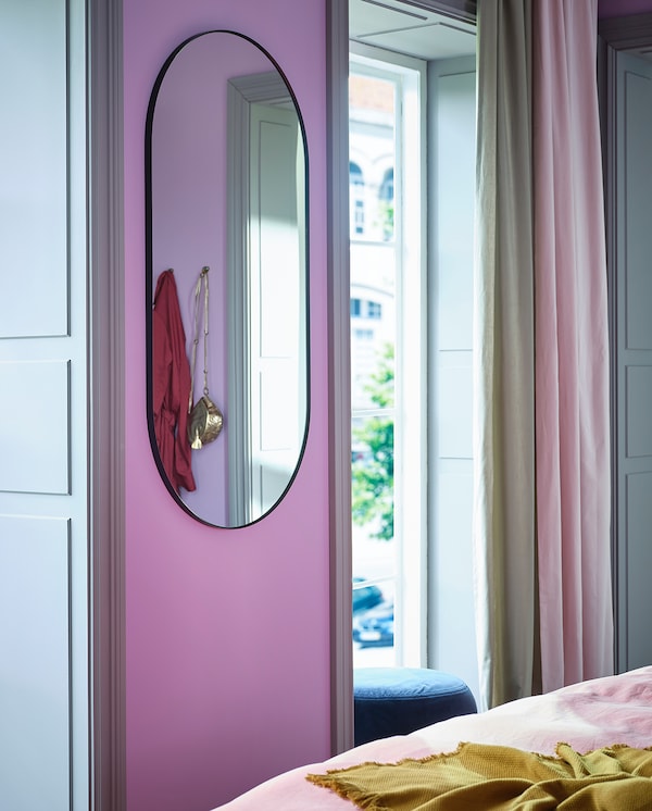 IKEA LINDBYN mirror, black, 23 5/8x47 1/4 in, Ikea Ireland | 8246ALQVC