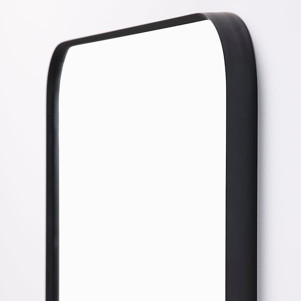 IKEA LINDBYN mirror with shelf, black, 15 3/4x31 1/2 in, Ikea Ireland | 3416ZVHDE