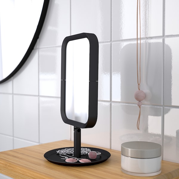 IKEA LINDBYN table mirror, black, 5 1/2x10 5/8 in, Ikea Ireland | 5830AOISN