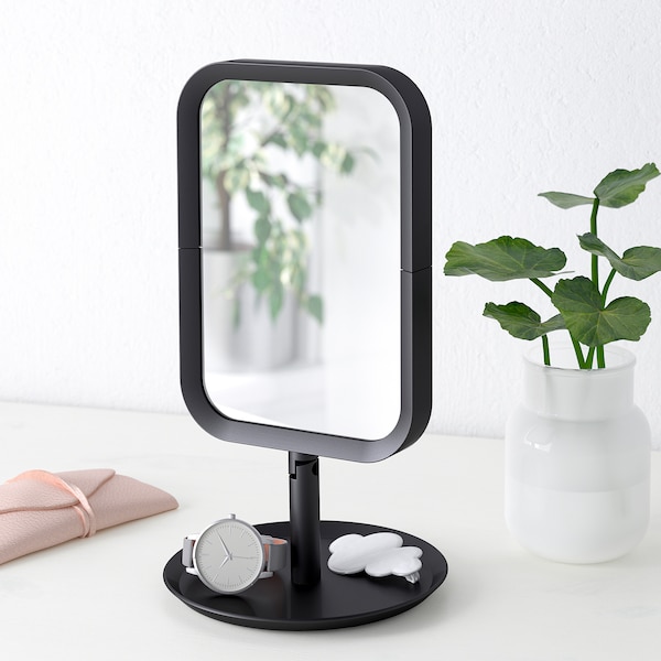 IKEA LINDBYN table mirror, black, 5 1/2x10 5/8 in, Ikea Ireland | 5830AOISN