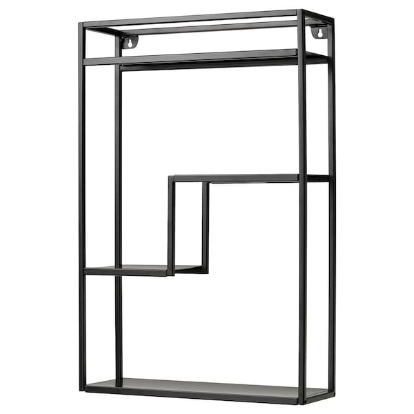 IKEA LINDÅSEN display shelf, anthracite, 15 3/4x23 5/8 in, Ikea Ireland | 4571GUEVK