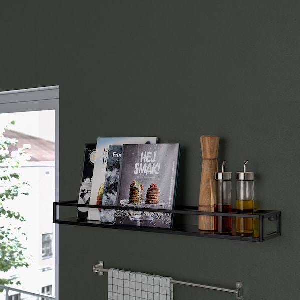 IKEA LINDÅSEN display shelf, anthracite, 29 1/2 in, Ikea Ireland | 7314NAGSI