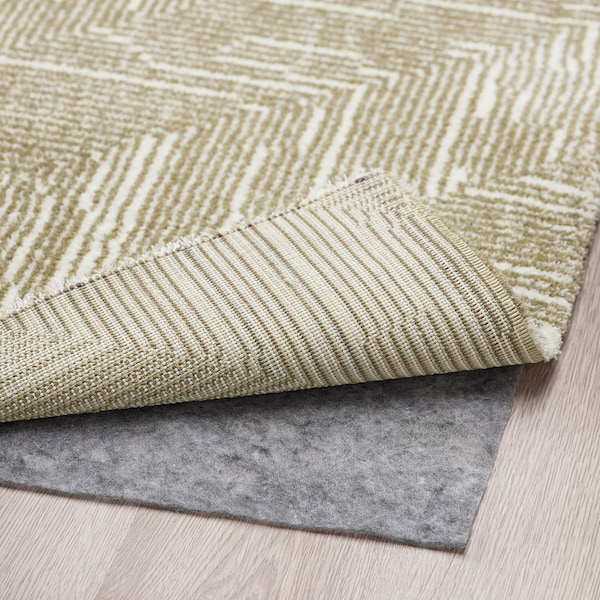 IKEA LINJEPLATS rug, low pile, beige/off-white, 5'3 inx7'7 in, Ikea Ireland | 3829ERJMW