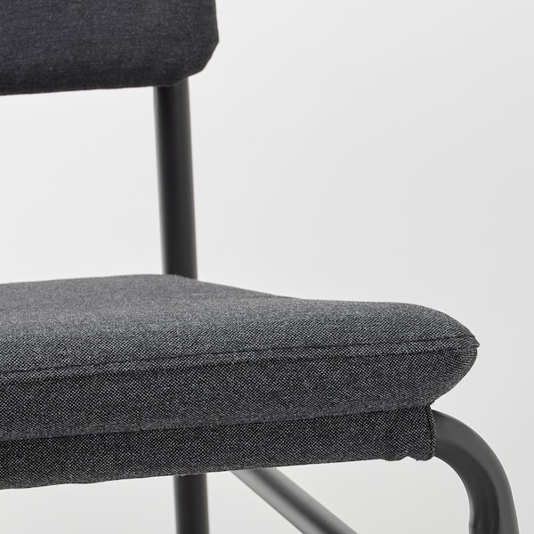 IKEA LINNEBÄCK chair Vissle Dark Gray, Ikea Ireland | 4791FCDKZ