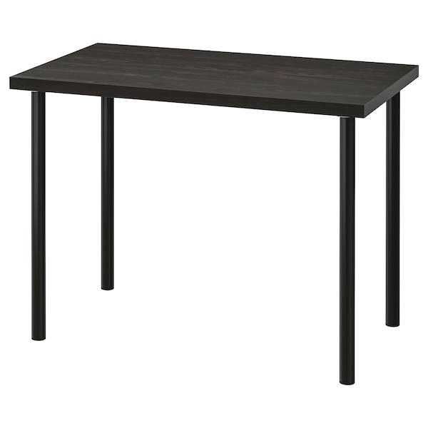 IKEA LINNMON / ADILS desk, 39 3/8x23 5/8 in Black / Brown, Ikea Ireland | 9805BHXQP