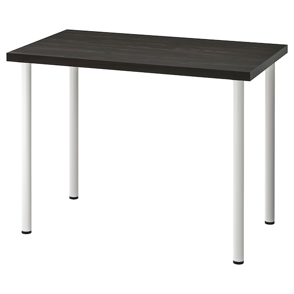 IKEA LINNMON / ADILS desk, 39 3/8x23 5/8 in Black / Brown / White, Ikea Ireland | 7241RZYVH