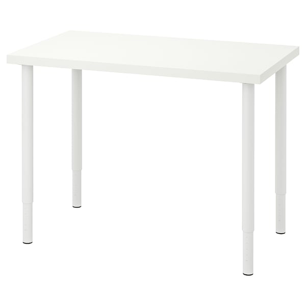 IKEA LINNMON / OLOV desk, 39 3/8x23 5/8 in White, Ikea Ireland | 4251SNQRV