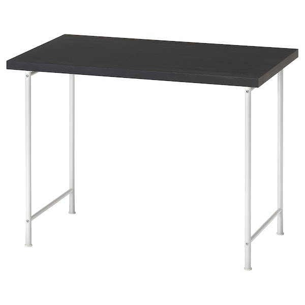IKEA LINNMON / SPÄND desk, 39 3/8x23 5/8 in Black / Brown / White, Ikea Ireland | 5390ALINQ