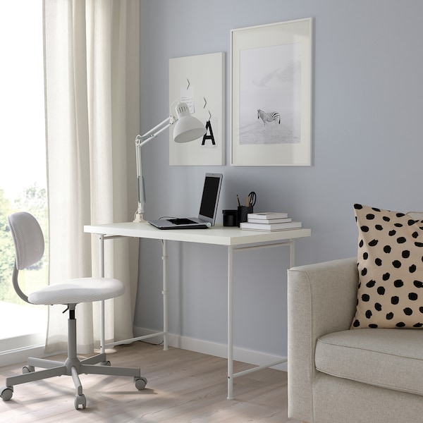 IKEA LINNMON / SPÄND desk, 39 3/8x23 5/8 in White, Ikea Ireland | 5049SHYTK