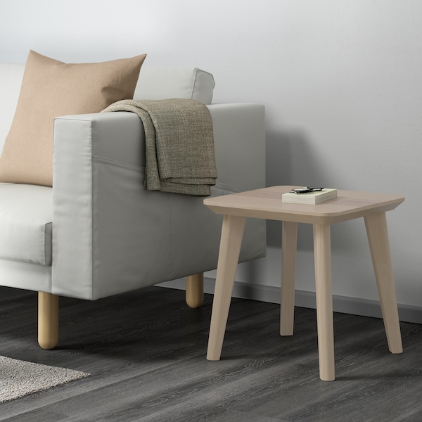 IKEA LISABO Side table, ash veneer, 17 3/4x17 3/4 in, Ikea Ireland | 7950JIOKS