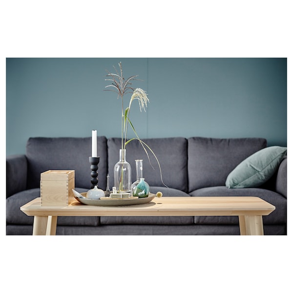 IKEA LISABO coffee table, ash veneer, 46 1/2x19 5/8 in, Ikea Ireland | 0315BEXVH