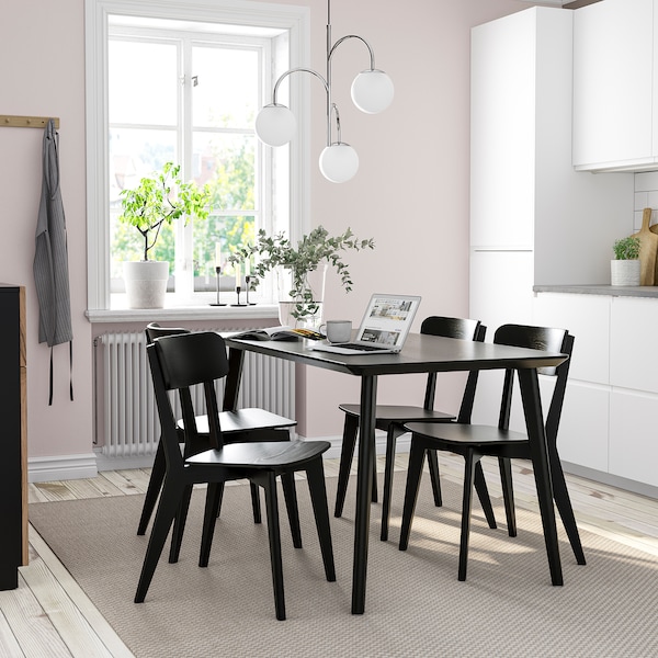 IKEA LISABO table, 55 1/8x30 3/4 in Black, Ikea Ireland | 4061CLBDT