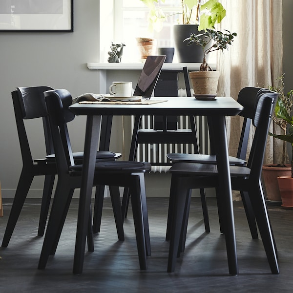 IKEA LISABO table, 55 1/8x30 3/4 in Black, Ikea Ireland | 4061CLBDT