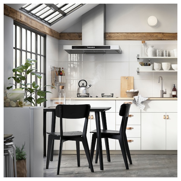 IKEA LISABO table, black, 34 5/8x30 3/4 in, Ikea Ireland | 9815FOXTA