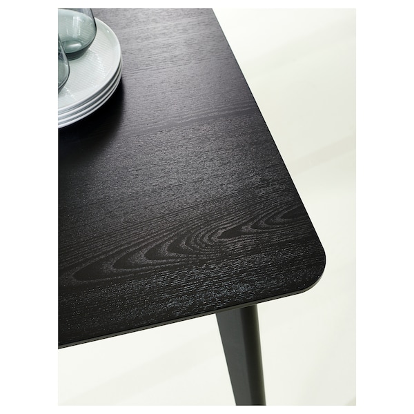 IKEA LISABO table, black, 34 5/8x30 3/4 in, Ikea Ireland | 9815FOXTA