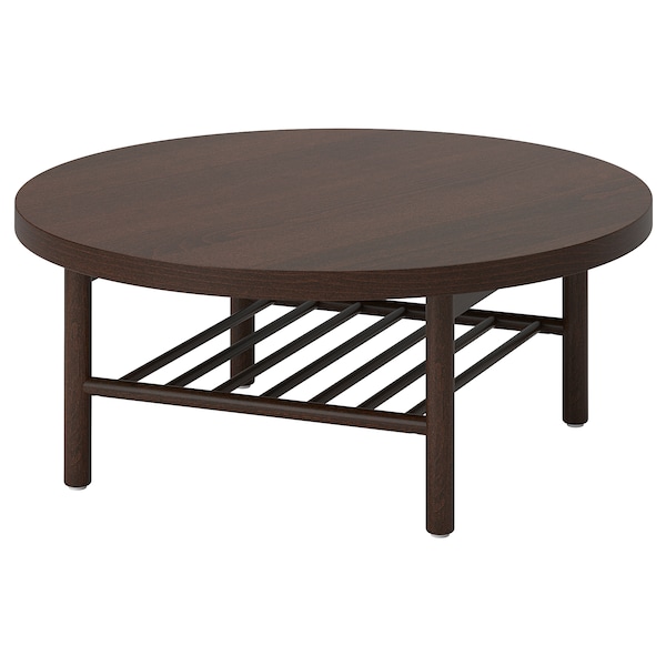IKEA LISTERBY coffee table, 35 3/8 in Dark Brown Beech Veneer, Ikea Ireland | 8051OKNPG