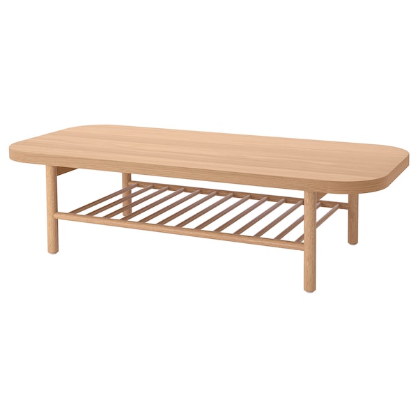 IKEA LISTERBY coffee table, 55 1/8x23 5/8 in Oak Veneer, Ikea Ireland | 0387KRJVC
