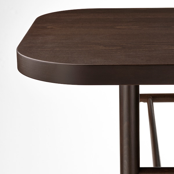 IKEA LISTERBY coffee table, 55 1/8x23 5/8 in Dark Brown Beech Veneer, Ikea Ireland | 1428EHKDW