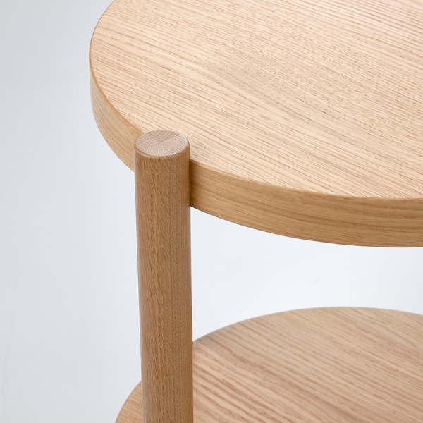 IKEA LISTERBY side table, 19 5/8 in Oak Veneer, Ikea Ireland | 9475YGJWN