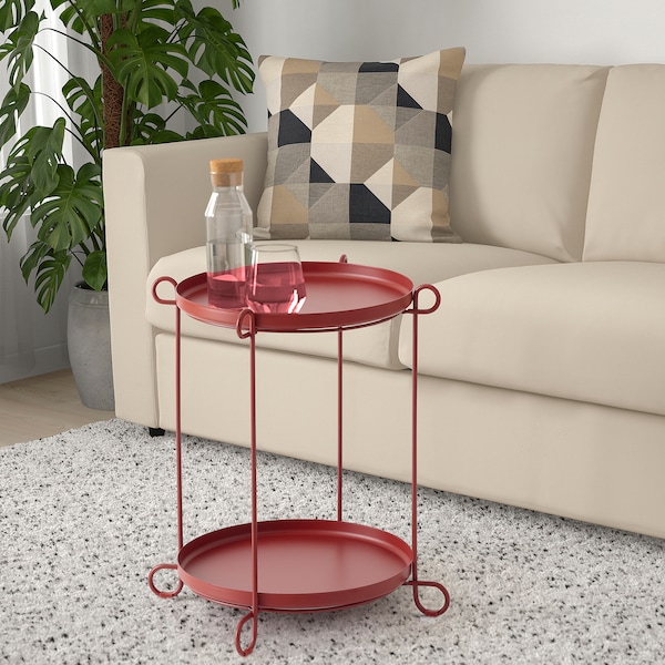 IKEA LIVELYCKE tray table, 19 5/8 in Red, Ikea Ireland | 7349FSLVG