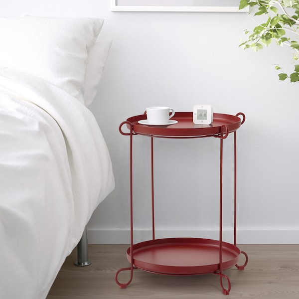 IKEA LIVELYCKE tray table, 19 5/8 in Red, Ikea Ireland | 7349FSLVG