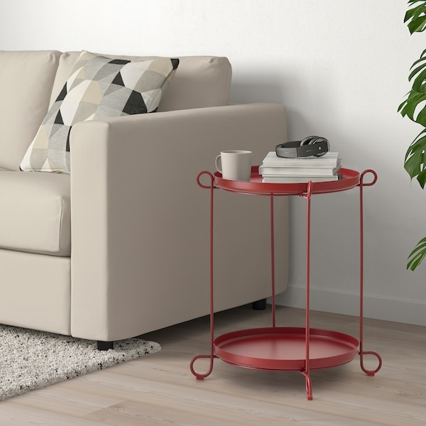 IKEA LIVELYCKE tray table, 19 5/8 in Red, Ikea Ireland | 7349FSLVG