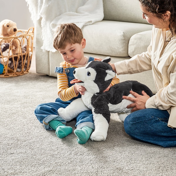 IKEA LIVLIG soft toy, dog/siberian husky, 22 1/2 in, Ikea Ireland | 7192ZSDBX