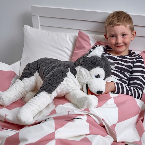 IKEA LIVLIG soft toy, dog/siberian husky, 22 1/2 in, Ikea Ireland | 7192ZSDBX